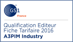 GS1 Qualification fiche tarif A3 PIM Industry
